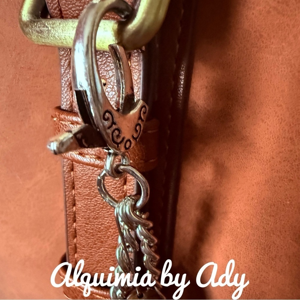 Alquimia Silver and tiger eye Key Holder bag charms - Picture 5 of 6